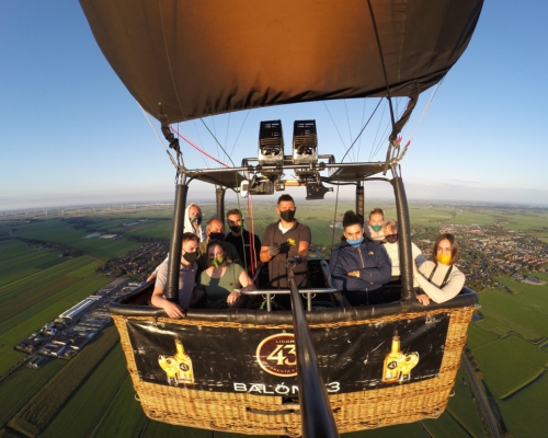 Prive ballonvaart vanaf Nieuwe Niedorp naar Berkhout